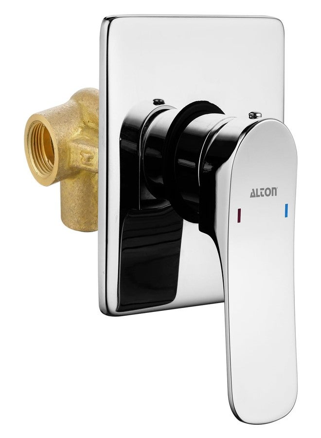 ALTON ARA19042, Brass, Single Lever Concealed Shower System with 2 Inlets and 1 Outlet | Bathroom Shower Taps | Silver - Image 1